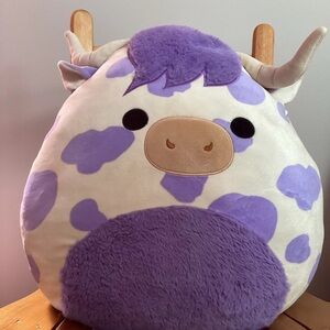 Squishmallows 16" Conway the Purple Spotted Highland Cow Plush Toy - No Tag